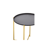 Orion Black Top Side Table