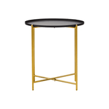 Orion Black Top Side Table