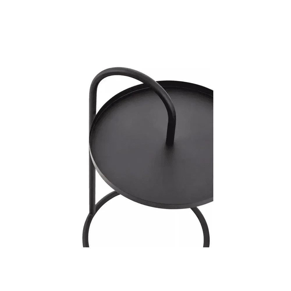 Orion Black Hanging Top Side Table