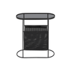 Edge Grey Glass Side Table