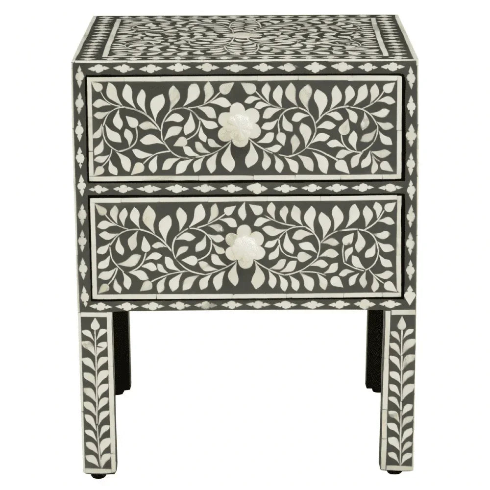 Meridian Two Drawer Side Table
