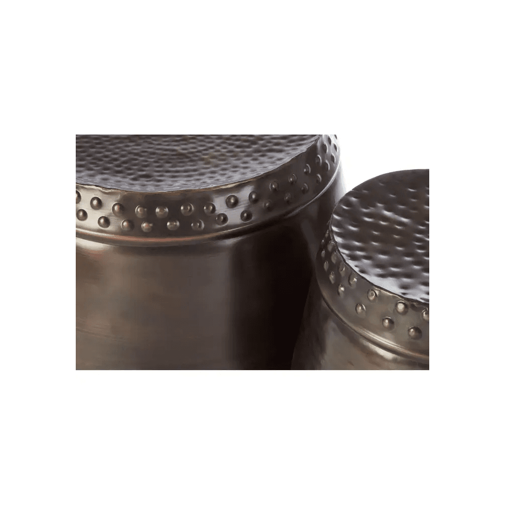 Titan Set of Two Drum Style Side Tables