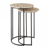 Isla Mother Of Pearl Side Tables
