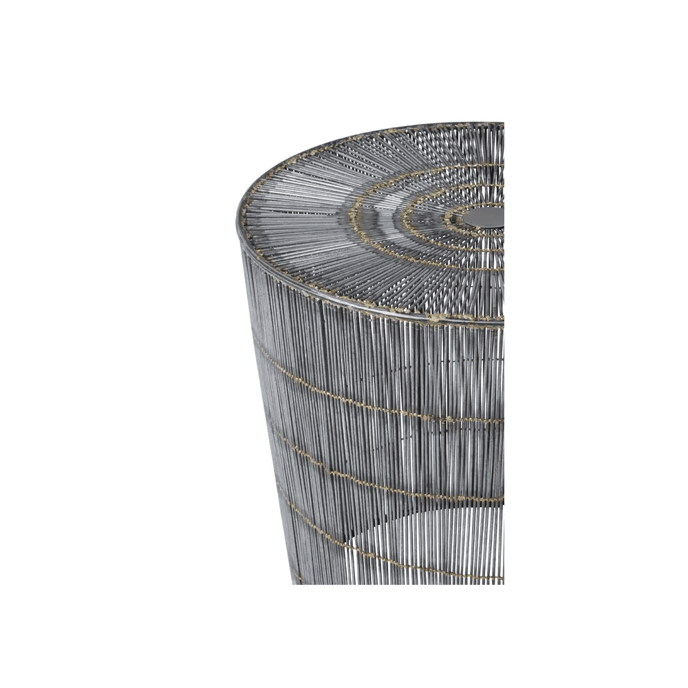 Titan Natural Wireframe Side Table
