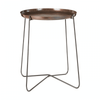 Calista Large Copper And Black Side Table