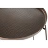 Calista Large Copper And Black Side Table