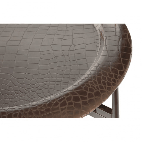 Calista Small Copper And Black Side Table