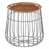 Titan Copper &amp; Black Finish Tray Table
