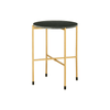 Titan Large Green Marble Top Side Table