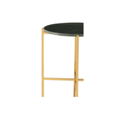 Titan Large Green Marble Top Side Table
