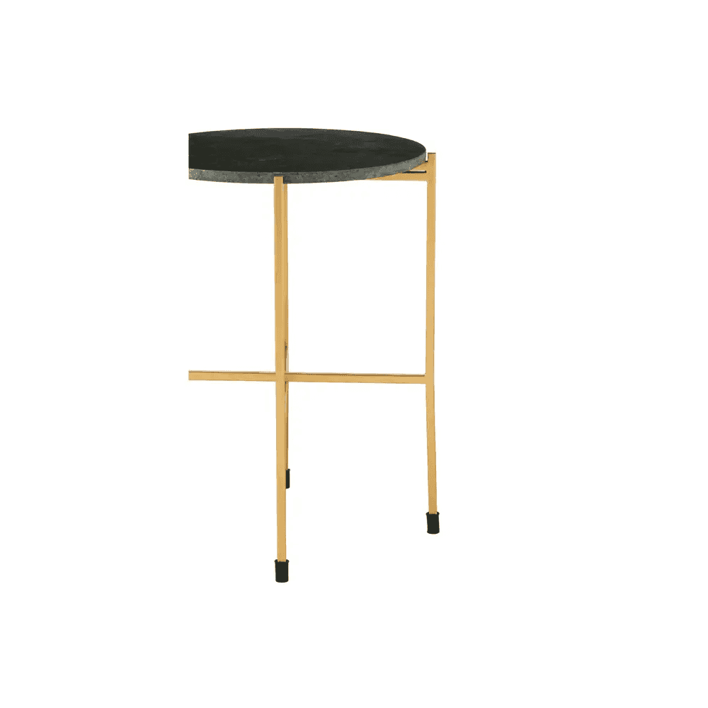 Titan Large Green Marble Top Side Table