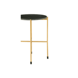 Titan Large Green Marble Top Side Table