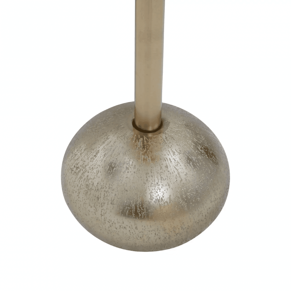 Aveline Mosaic Top Gold Finish Side Table