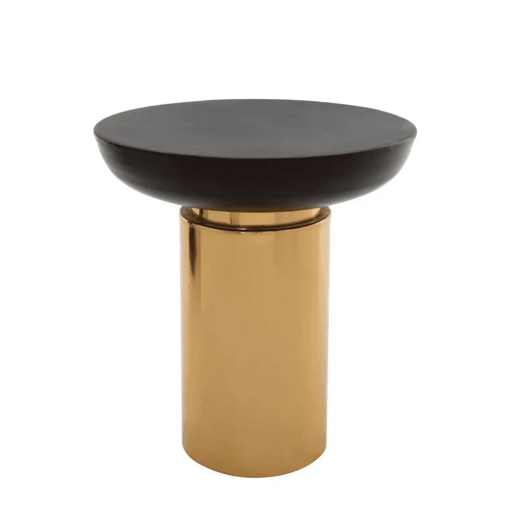 Lancaster Townhouse Black And Gold Side Table