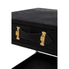 Lancaster Townhouse Hair On Hide Bedside Table
