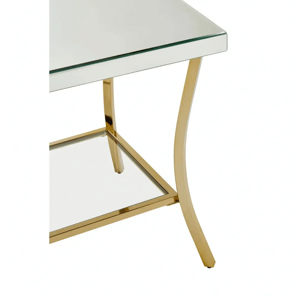 Lancaster Townhouse Silver Mirror Side Table