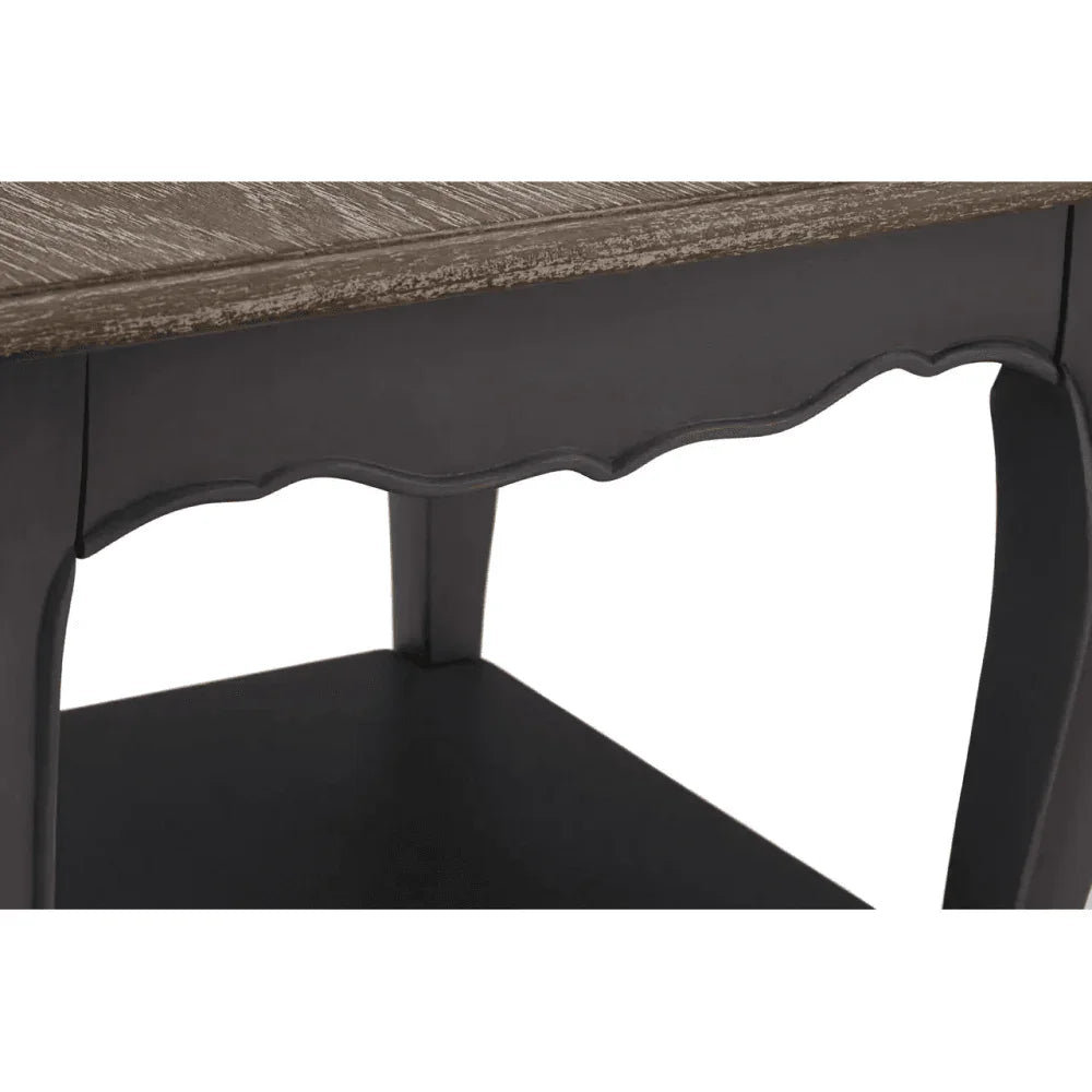 Arden Dark Grey Single Shelf Console Table