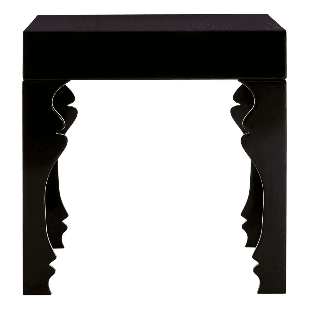 Winston Black High Gloss Finish Side Table