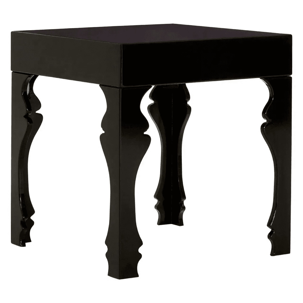Winston Black High Gloss Finish Side Table