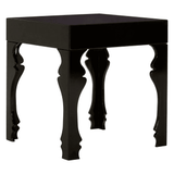 Winston Black High Gloss Finish Side Table