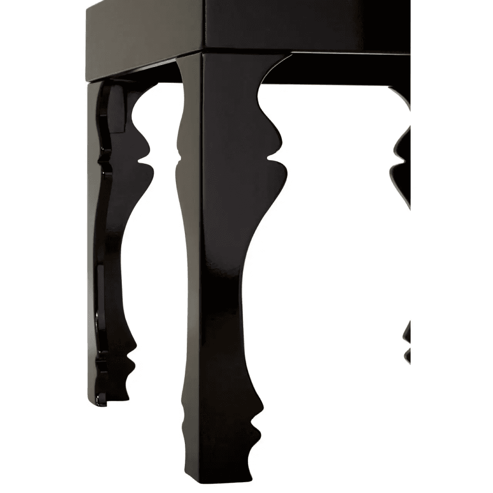 Winston Black High Gloss Finish Side Table