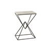 Serenza Marble Top Rectangular Side Table