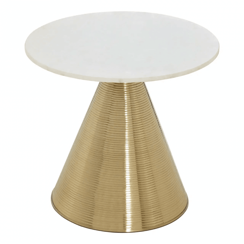 Gisele Table With White Marble Top