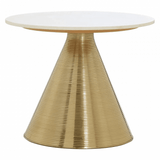 Gisele Table With White Marble Top