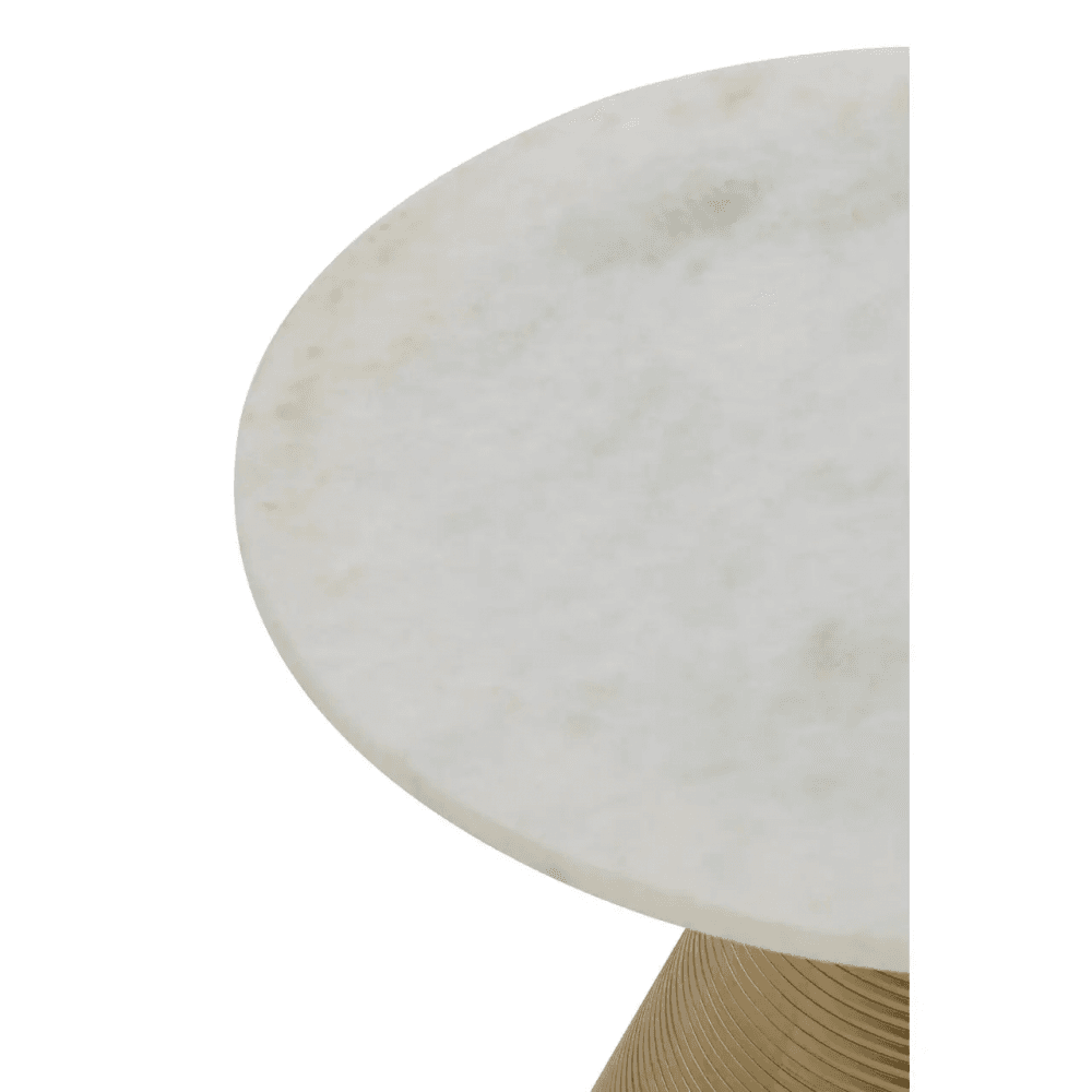 Gisele Table With White Marble Top