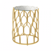 Seraphina Gold Leaf Side Table
