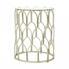 Seraphina Silver Leaf Side Table