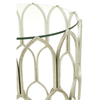 Seraphina Silver Leaf Side Table