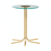 Ashley Side Table With Glass Top
