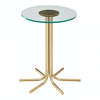 Ashley Side Table With Glass Top