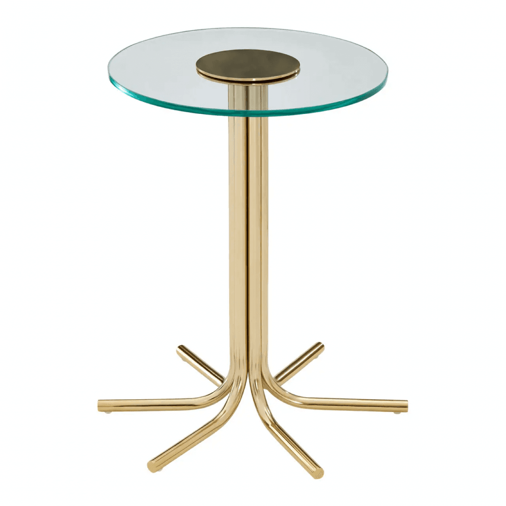 Ashley Side Table With Glass Top