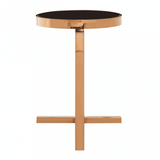 Orion Rose Gold Side Table With T Base