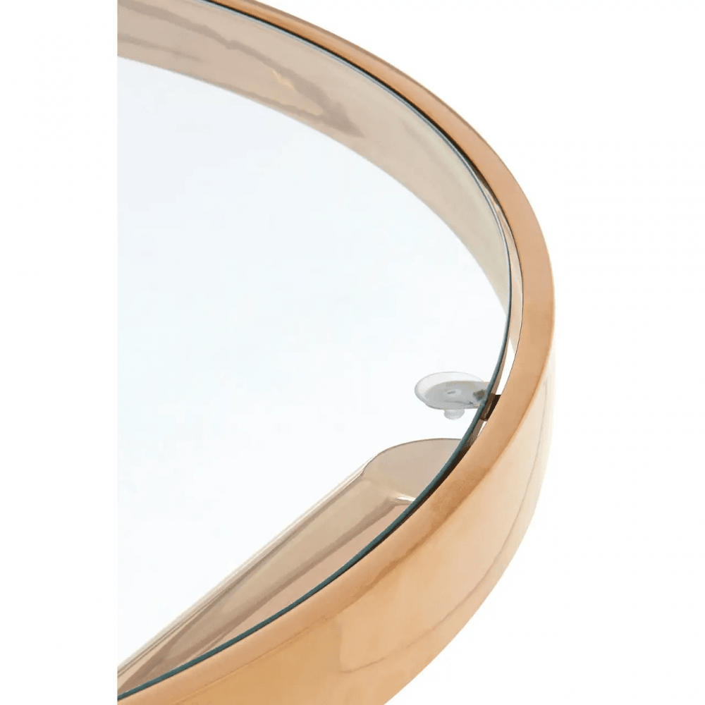Orion Round Rose Gold Side Table