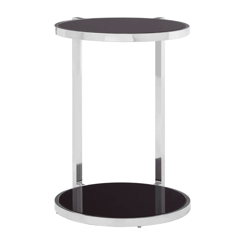 Orion Side Table With Rounded Base