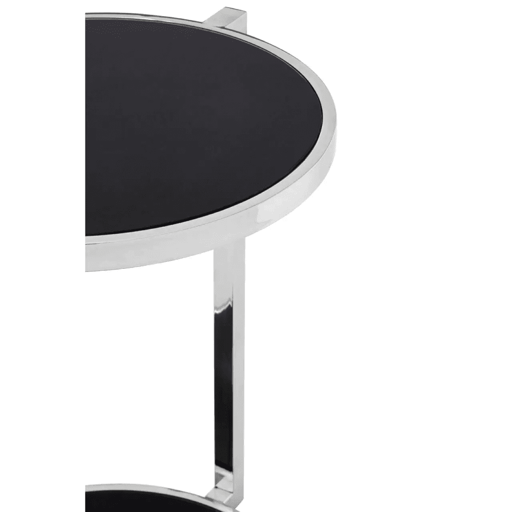Orion Side Table With Rounded Base