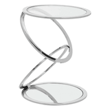 Belmore Clear Glass End Table