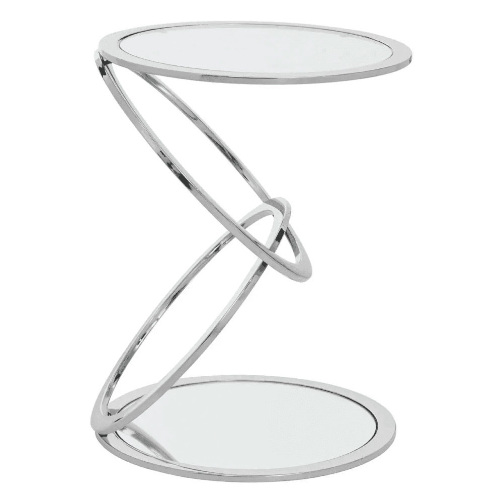 Belmore Clear Glass End Table