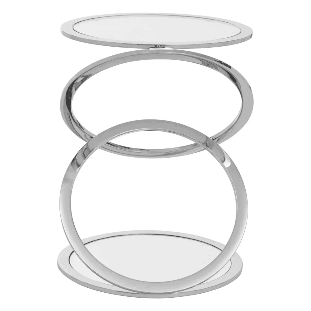 Belmore Clear Glass End Table
