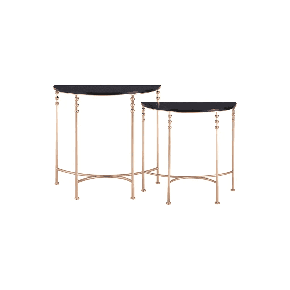 Verona Lexa Half Round Console Tables