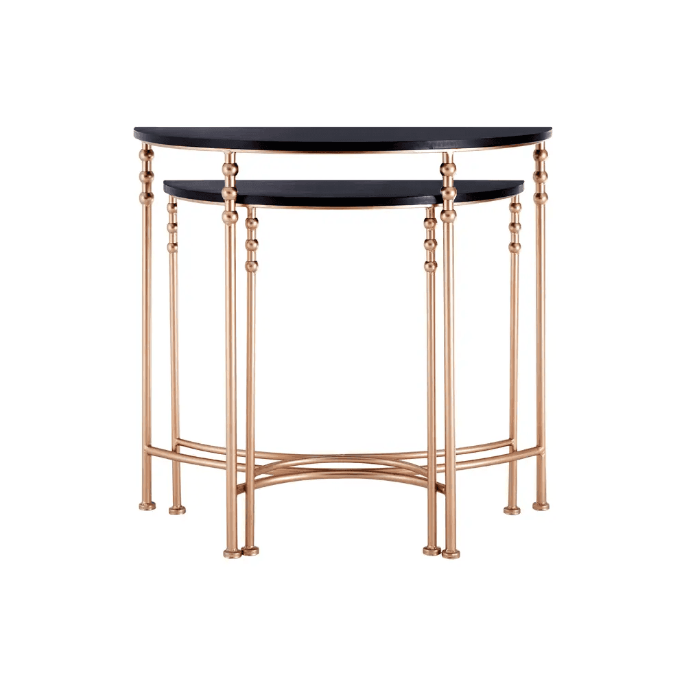 Verona Lexa Half Round Console Tables