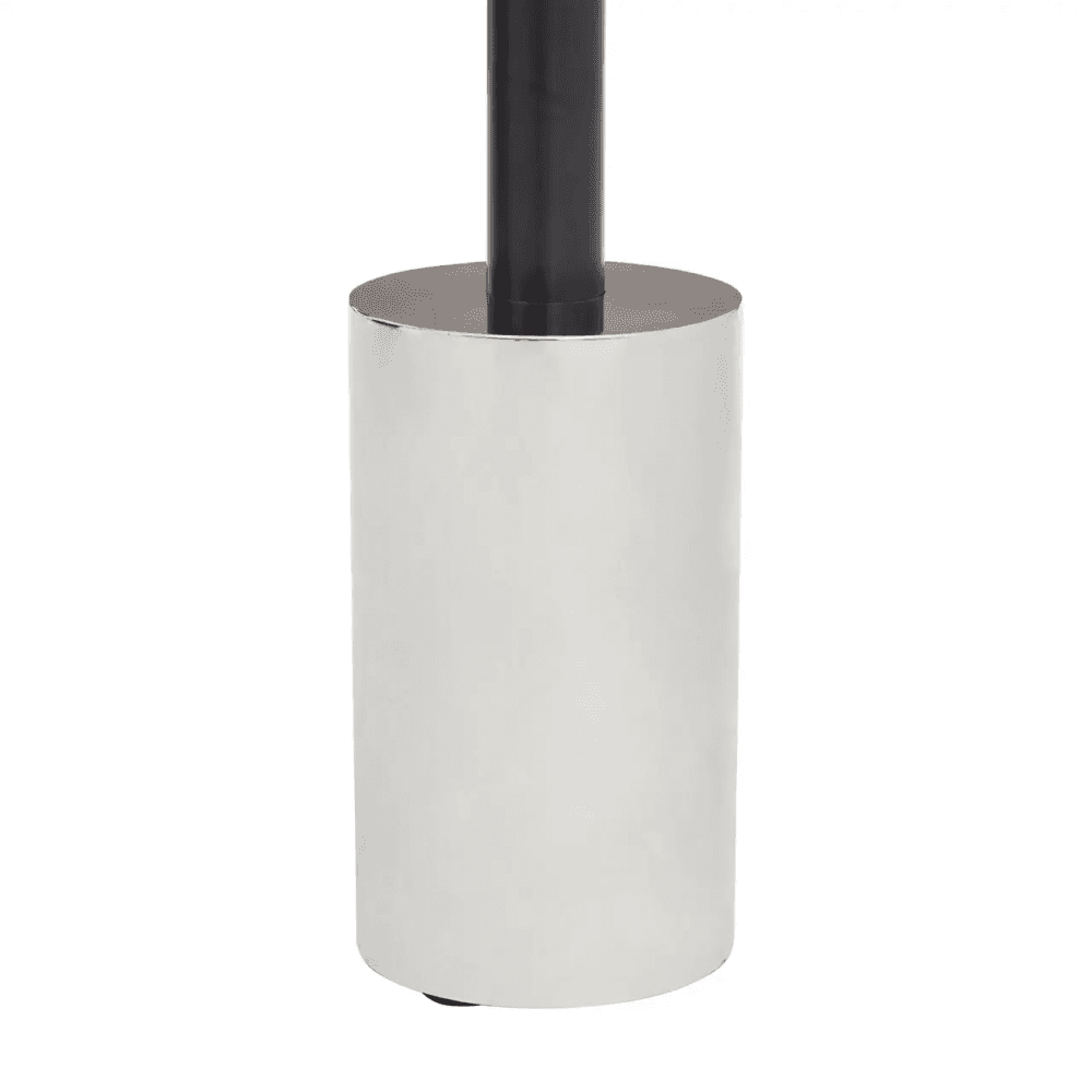 Belmore End Table With Silver Base