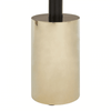 Belmore End Table With Warm Metallic Base