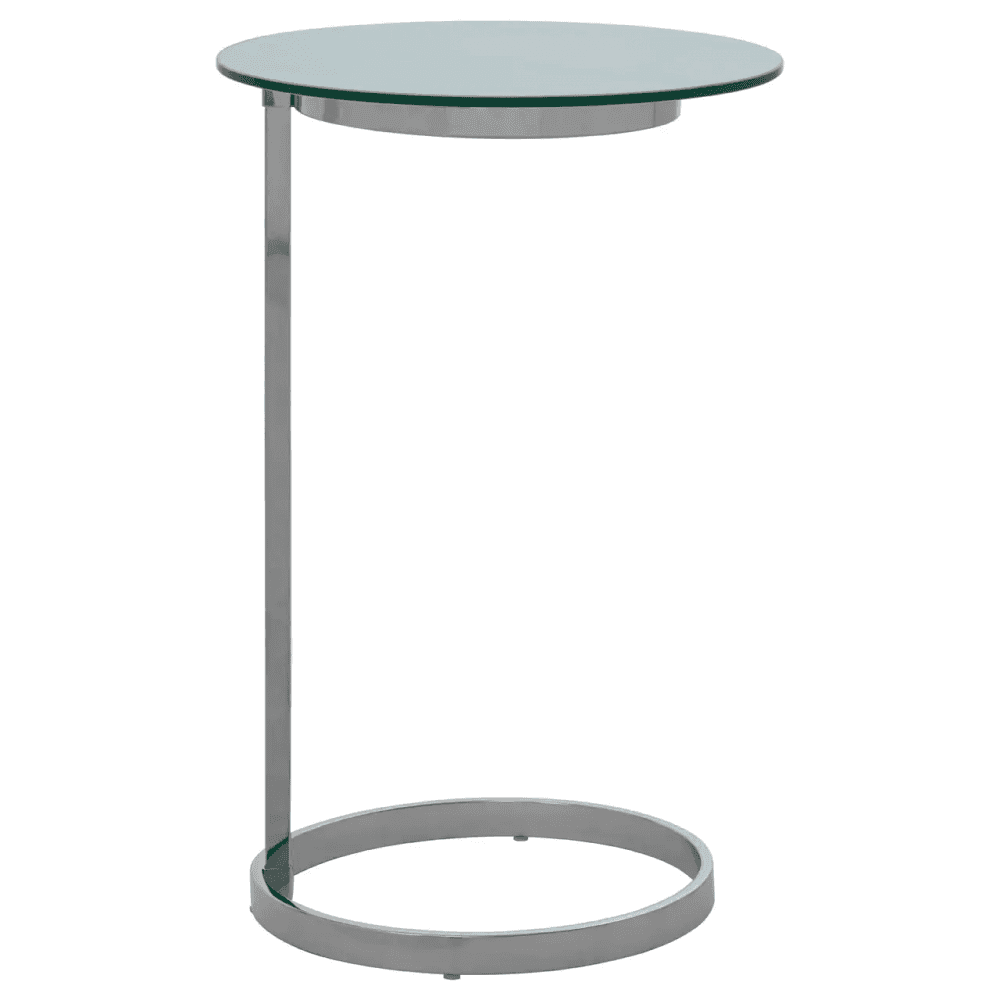 Belmore End Table With White Marble Effect Top