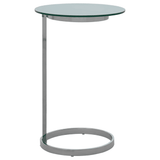 Belmore End Table With White Marble Effect Top