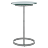 Belmore End Table With White Marble Effect Top