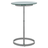 Belmore End Table With White Marble Effect Top